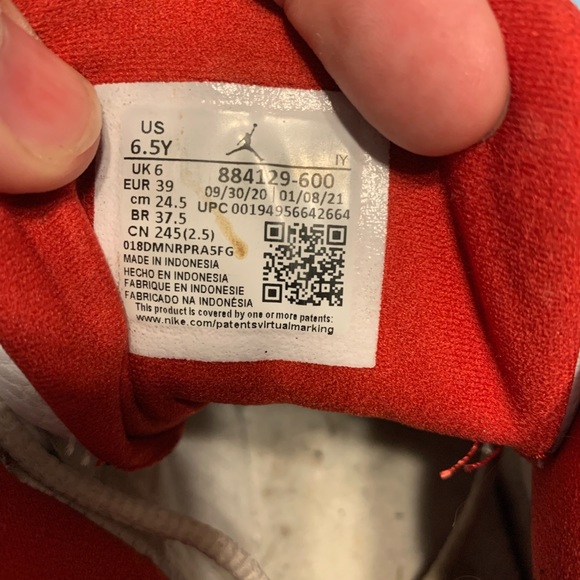 Nike Air Jordan Retro 13 Red Flint. Size 6.5Y - Picture 8 of 8